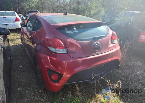 2015 Hyundai Veloster z USA, uszkodzony, nr VIN KMHTC6AE6FU240474